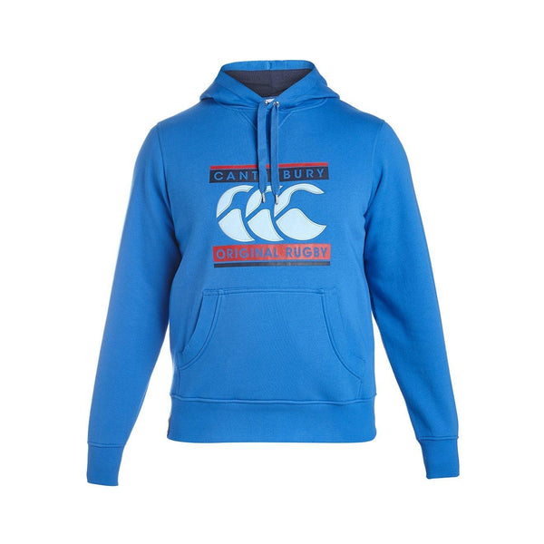 Rugby Heaven Canterbury Retro Logo Directoire Blue Adults Hoody Ss15 - www.rugby-heaven.co.uk