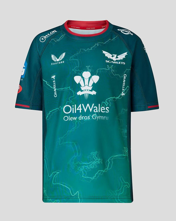 Rugby Heaven Castore Scarlets Kids Away Rugby Shirt - www.rugby-heaven.co.uk