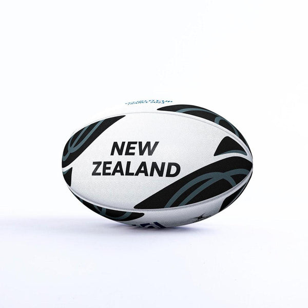 Gilbert Rugby World Cup 2023 New Zealand All Blacks Supporters Rugby Ball 