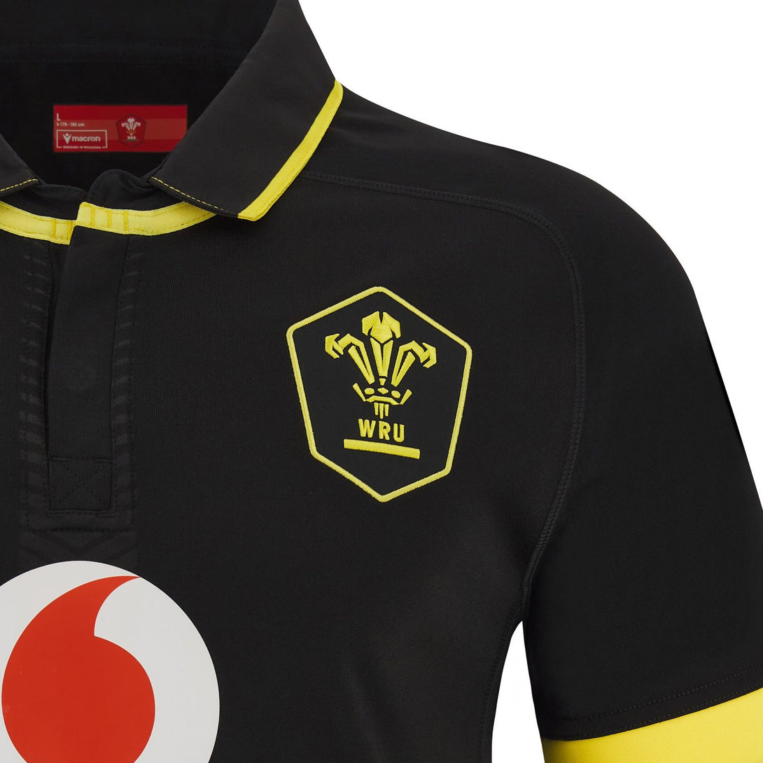 Macron Wales WRU 2024 Mens Away Rugby Shirt