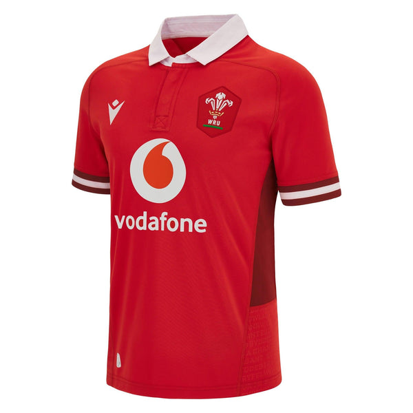 Macron Wales WRU 2024 Mens Home Rugby Shirt