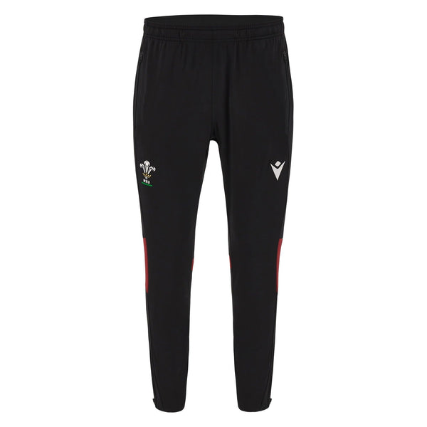 Macron Wales Rugby WRU 2024 Mens Training Fitted Pants