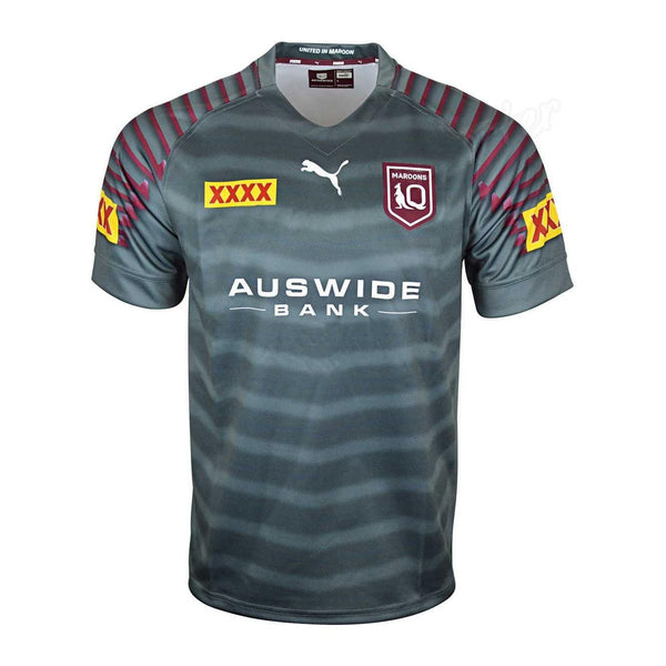 Puma Queensland Maroons NRL Mens Training Rugby Shirt