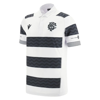 Macron Barbarians 23/24 Mens Home Slim Fit SS Rugby Shirt