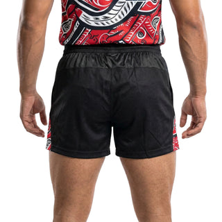 Taiaha Fighting Maoris Mens Rugby Training Shorts