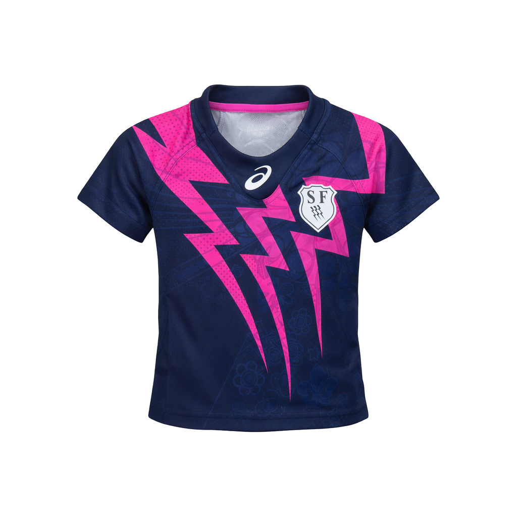 ASICS Stade Francais Kids Home Rugby Shirt – Rugby Heaven