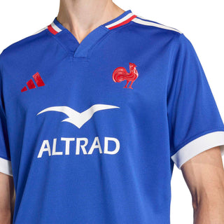 adidas France FFR 2025/26 Mens Home Rugby Shirt