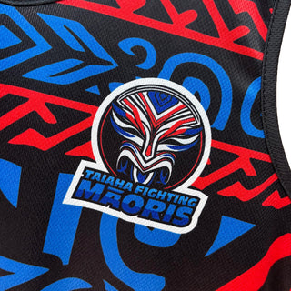 Taiaha Fighting Maoris Mens Rugby Vest