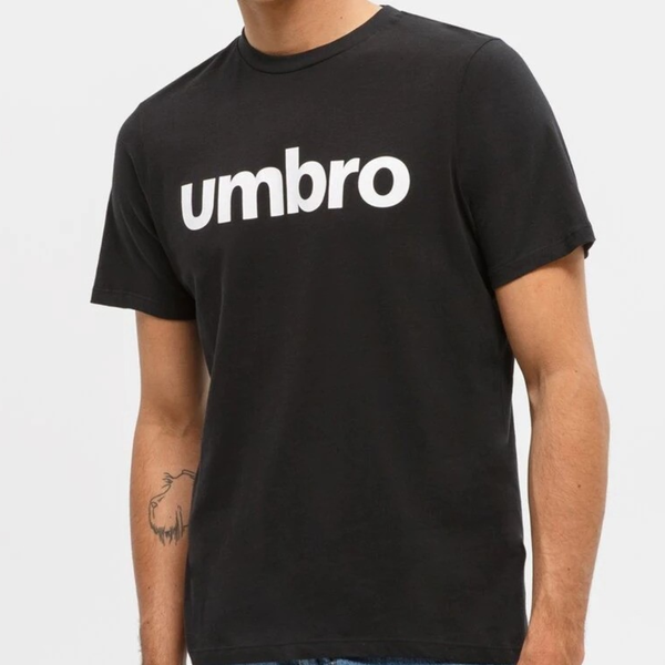 Umbro Mens Linear Logo Graphic T-Shirt