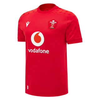 Macron Wales WRU 2026/27 Mens Home Rugby Shirt