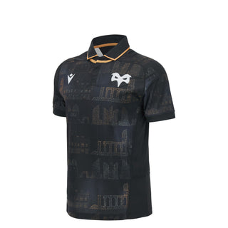 Macron Ospreys Rugby 2026/27 Kids Home Rugby Shirt