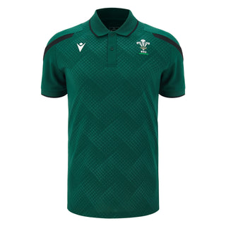 Macron Wales WRU 2026/27 Mens Travel Poly Polo