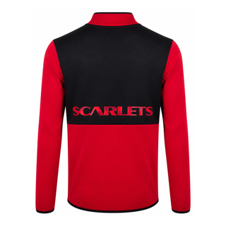 Castore Scarlets Rugby 2023/24 Mens 1/4 Zip Mid Layer