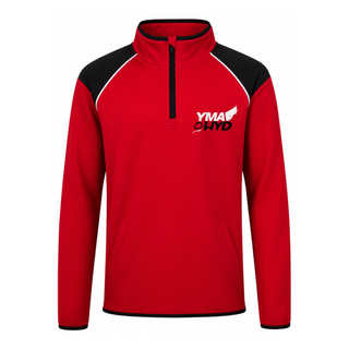 Castore Scarlets Rugby 2023/24 Mens 1/4 Zip Mid Layer