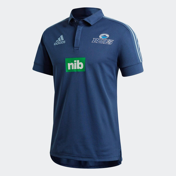 Rugby Heaven Adidas Blues Adults Polo - www.rugby-heaven.co.uk