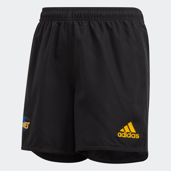 Rugby Heaven Adidas Hurricanes Kids Home Supporters Shorts - www.rugby-heaven.co.uk