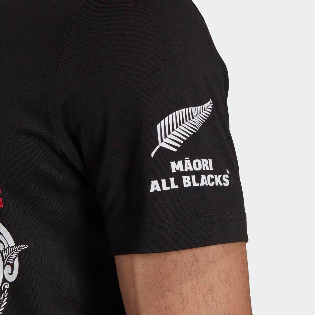 Rugby Heaven Adidas Maori All Blacks Mens Graphic T-Shirt - www.rugby-heaven.co.uk