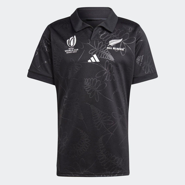 Rugby Heaven adidas New Zealand All Blacks Mens Rugby World Cup 2023 Home Rugby Shirt - www.rugby-heaven.co.uk