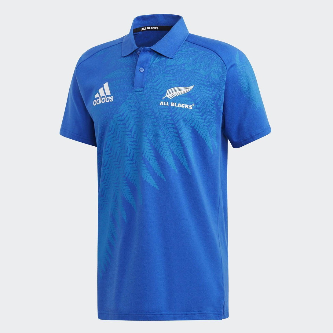 Rugby Heaven Adidas New Zealand All Blacks RWC 2019 Anthem Polo Adults - www.rugby-heaven.co.uk
