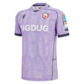 Macron Gloucester Rugby 2025/2026 Mens Away Rugby Shirt