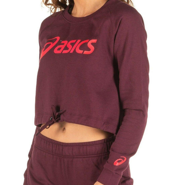 Rugby Heaven Asics Big LogoWomens Cropped Crew - www.rugby-heaven.co.uk