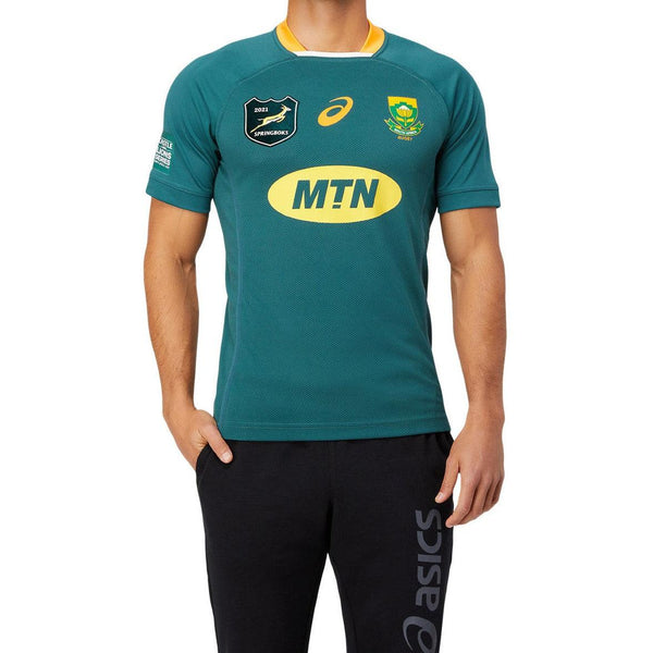 Rugby Heaven ASICS South Africa Springboks Mens Gameday Lions Rugby Shirt - www.rugby-heaven.co.uk