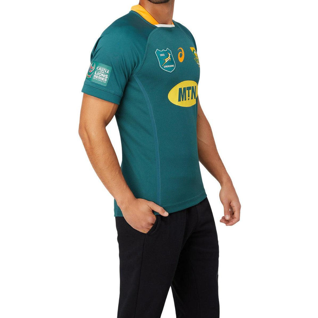 Rugby Heaven ASICS South Africa Springboks Mens Gameday Lions Rugby Shirt - www.rugby-heaven.co.uk