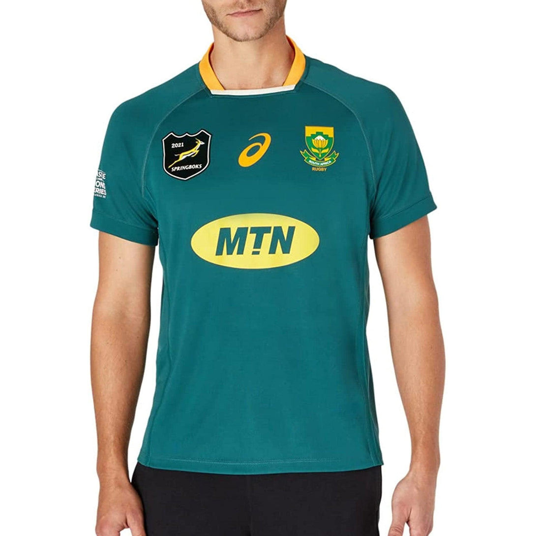 Rugby Heaven ASICS South Africa Springboks Mens Lions Series Home Rugby Shirt - www.rugby-heaven.co.uk