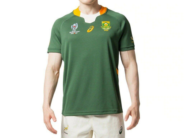 Rugby Heaven Asics South Africa Springboks Mens RWC 2019 Home Rugby Shirt - www.rugby-heaven.co.uk