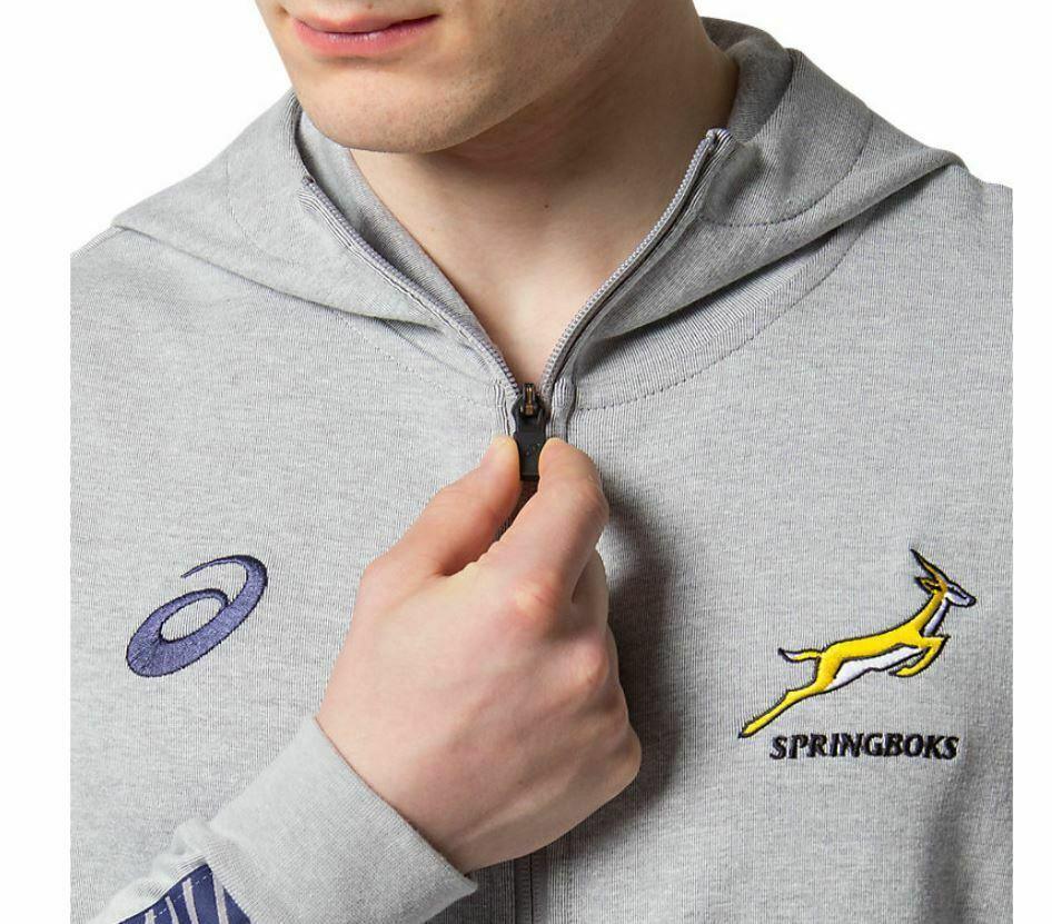Rugby Heaven Asics South Africa Springboks Rugby Travel Hoody - www.rugby-heaven.co.uk