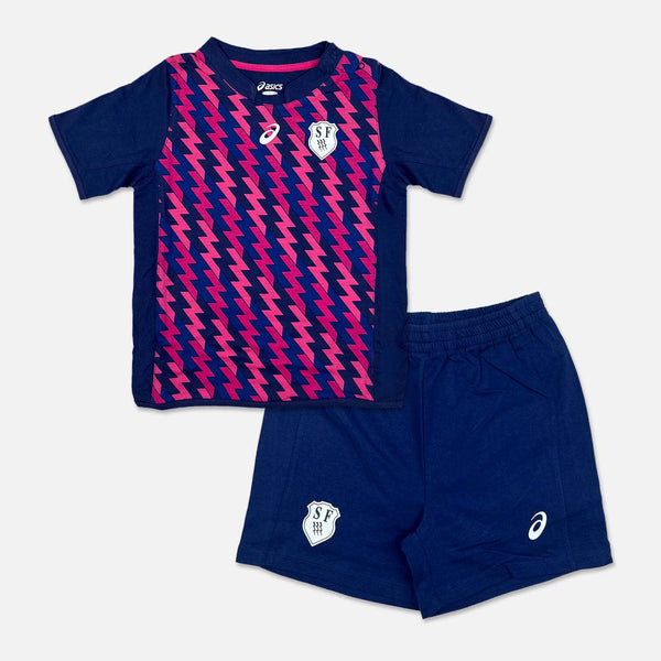 Rugby Heaven Asics Stade Francais Infants Rugby Gameday Suit - www.rugby-heaven.co.uk