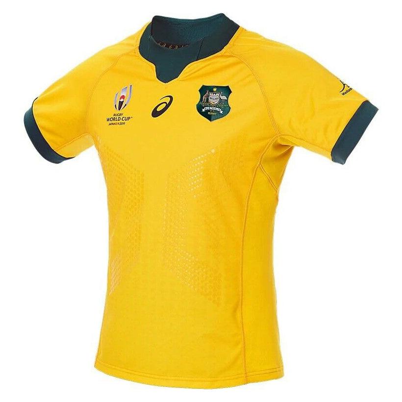 Rugby Heaven Asics Wallabies Mens Home RWC 2019 Gameday Rugby Shirt - www.rugby-heaven.co.uk