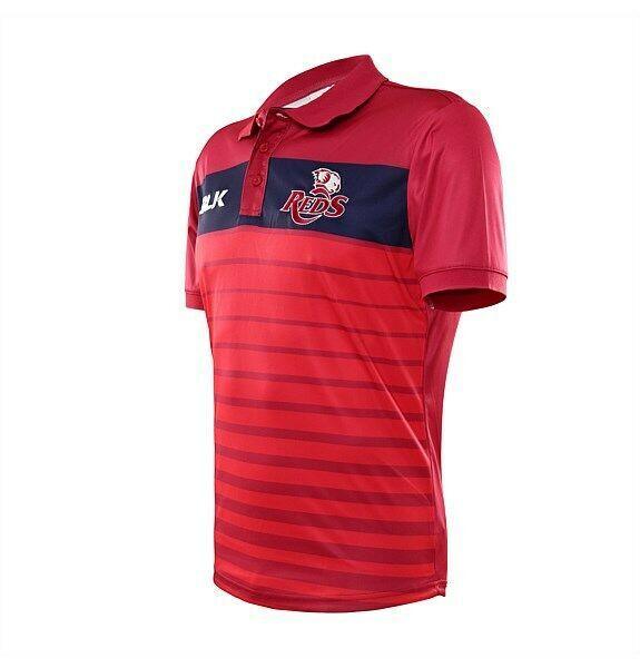 Rugby Heaven BLK Queensland Reds Supporters Polo Mens 2016 - www.rugby-heaven.co.uk
