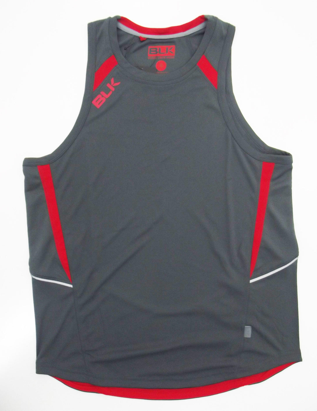 Rugby Heaven Blk Vapour Performance Adults Charcoal Singlet - www.rugby-heaven.co.uk