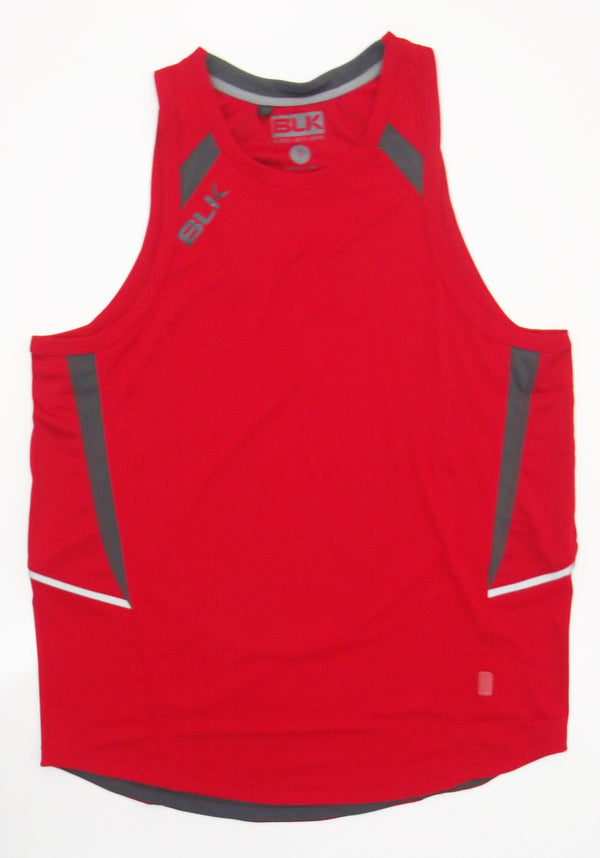 Rugby Heaven Blk Vapour Performance Adults Red Singlet - www.rugby-heaven.co.uk