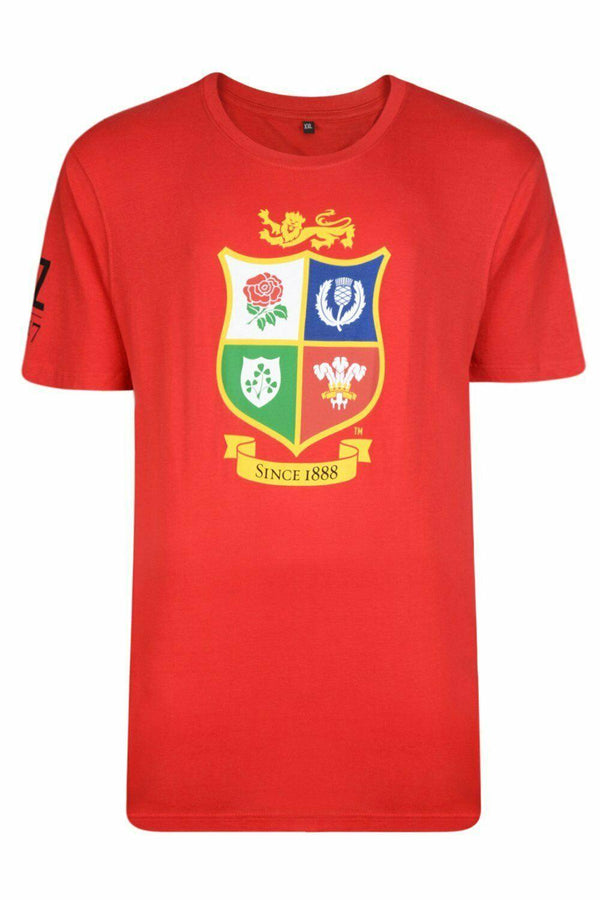Rugby Heaven British and Irish Lions 2017 T-Shirt Red Adults - www.rugby-heaven.co.uk