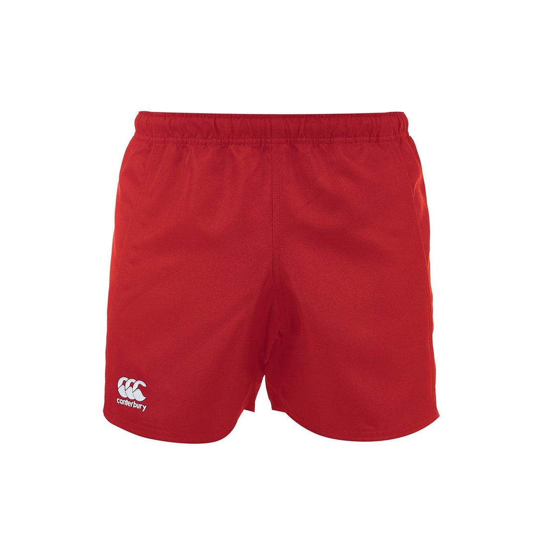 Rugby Heaven Canterbury Advantage Flag Red Kids Shorts - www.rugby-heaven.co.uk