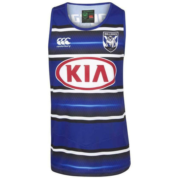 Rugby Heaven Canterbury Bankstown Bulldogs NRL Mens Training Singlet - www.rugby-heaven.co.uk