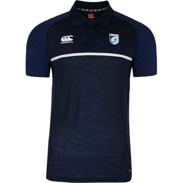 Rugby Heaven Canterbury Cardiff Blues Dry Polo Mens Navy - www.rugby-heaven.co.uk
