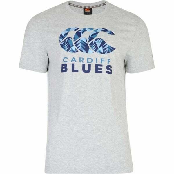 Rugby Heaven Canterbury Cardiff Blues Graphic T-Shirt Adults - Classic Marl - www.rugby-heaven.co.uk