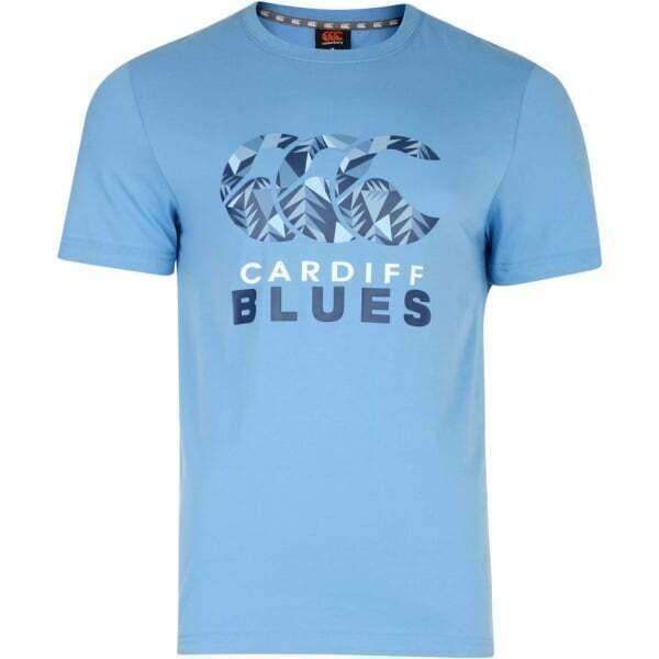 Rugby Heaven Canterbury Cardiff Blues Graphic T-Shirt - Sky - www.rugby-heaven.co.uk