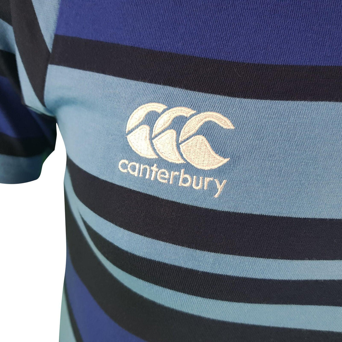 Rugby Heaven Canterbury Cardiff Blues Mens Jacquard Polo - www.rugby-heaven.co.uk