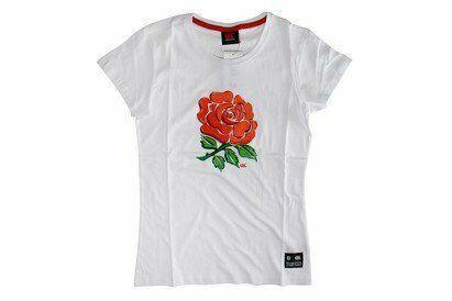 Rugby Heaven Canterbury England Red Cross T-Shirt Womens - www.rugby-heaven.co.uk