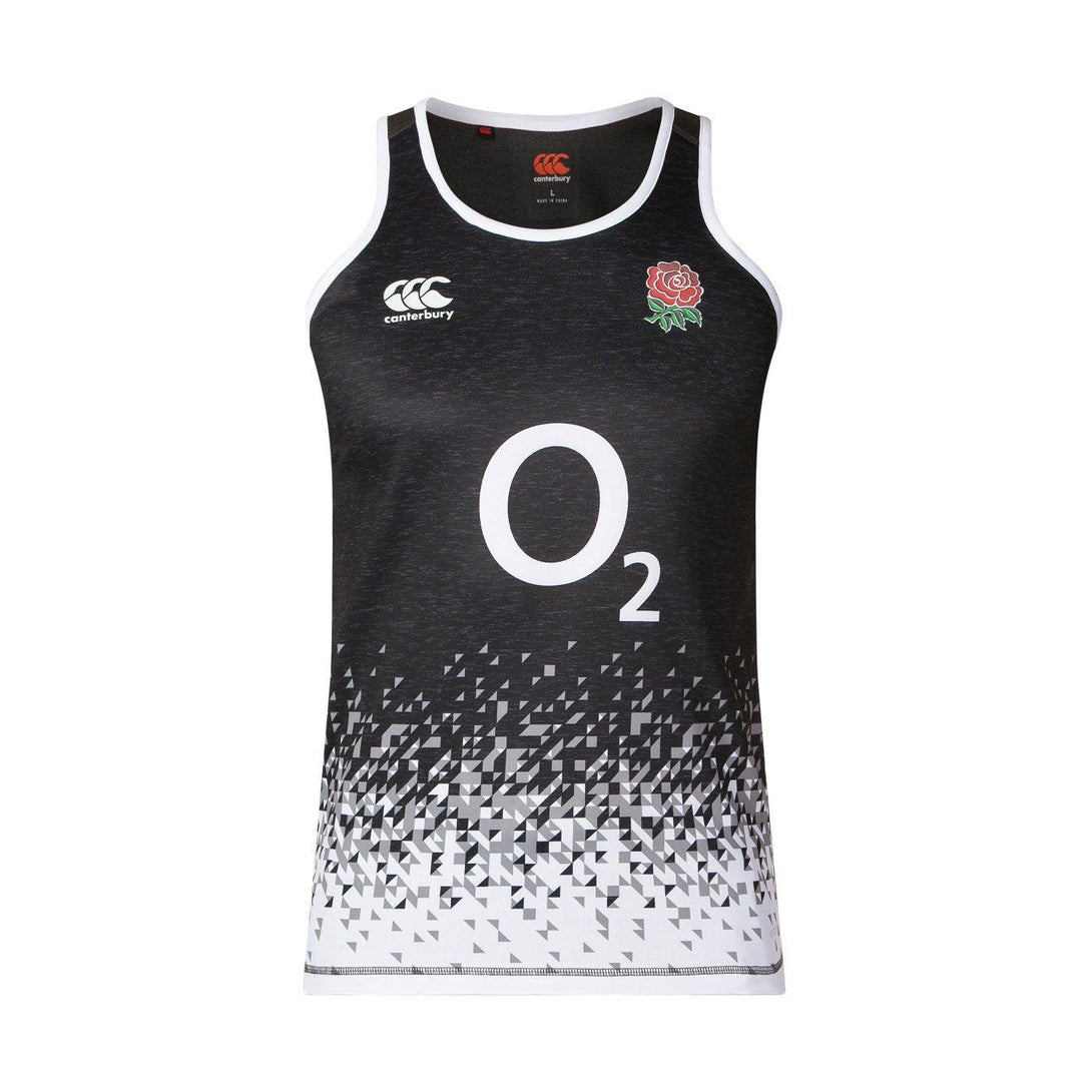 Rugby Heaven Canterbury England Vapodri Poly Adults Singlet - www.rugby-heaven.co.uk