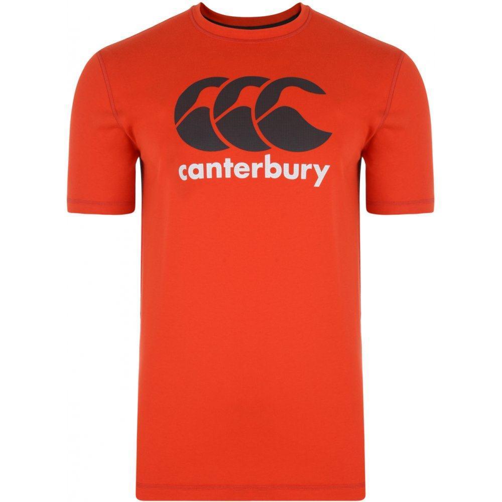 Rugby Heaven Canterbury Mercury Tcr Adults Phantom/Flame Scarlet Ss14 T-Shirt - www.rugby-heaven.co.uk