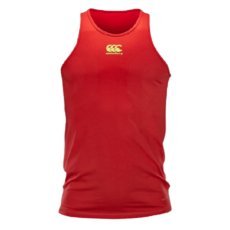 Rugby Heaven Canterbury Mercury Tcr Molten Lava Adults Singlet - www.rugby-heaven.co.uk