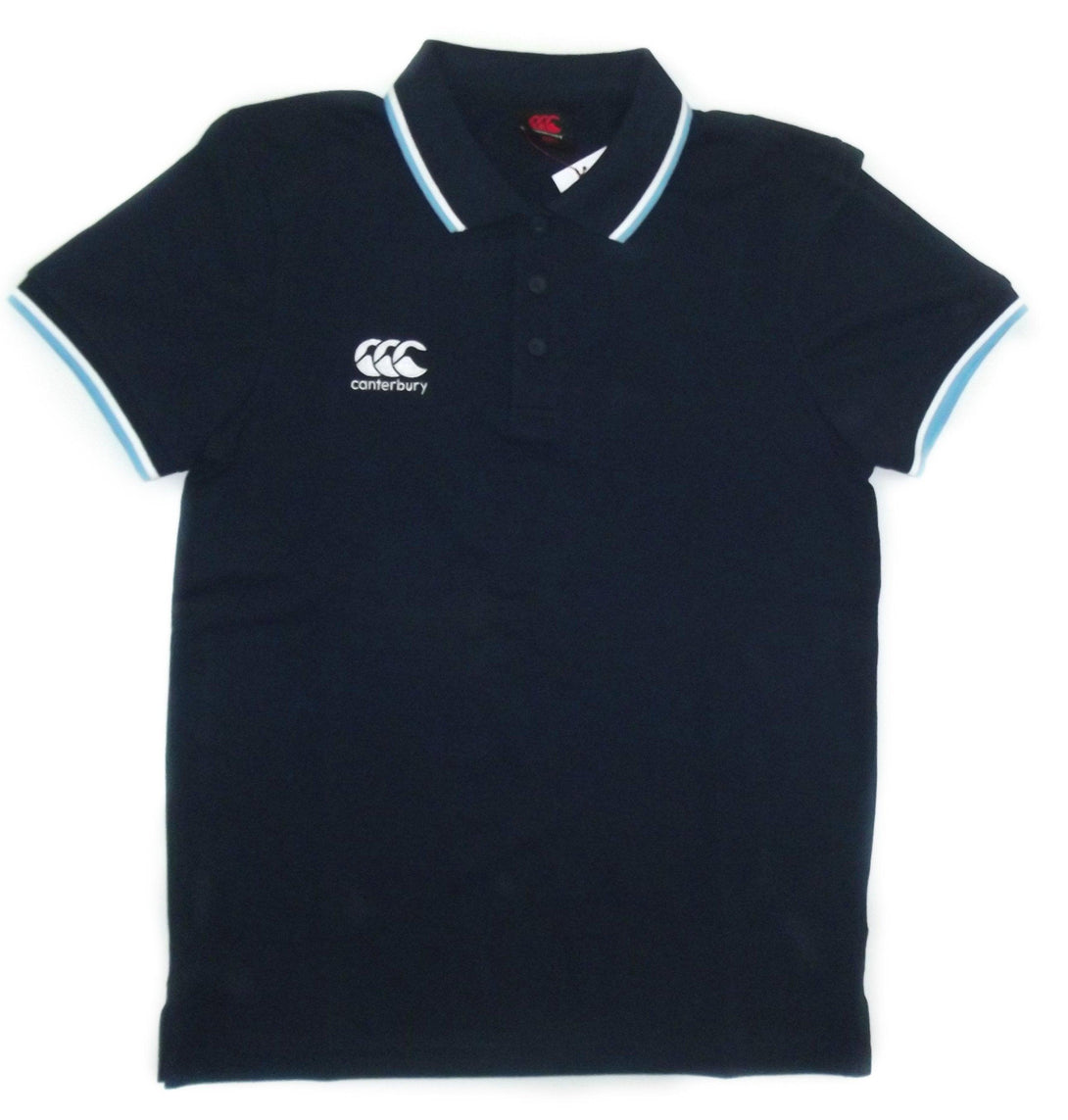 Rugby Heaven Canterbury Tipped Navy Adults Polo Ss15 - www.rugby-heaven.co.uk
