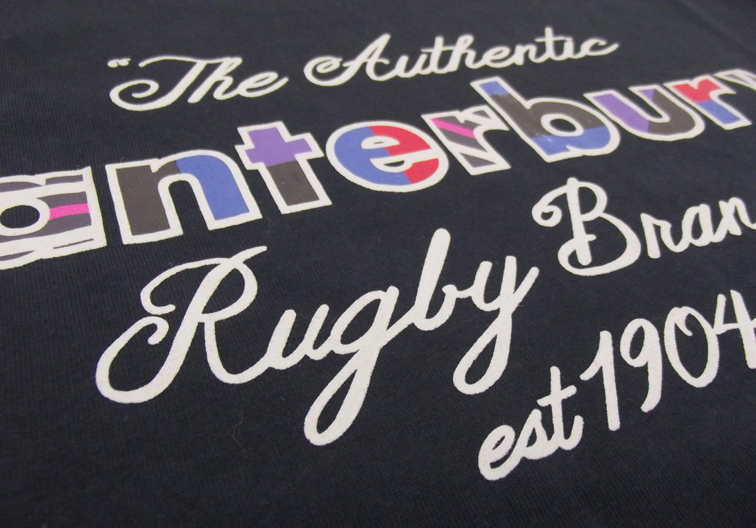 Rugby Heaven Canterbury Uglies Adults Black Authentic Logo T-Shirt - www.rugby-heaven.co.uk