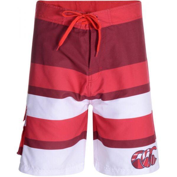 Rugby Heaven Canterbury Uglies Board Short Striped Red - www.rugby-heaven.co.uk