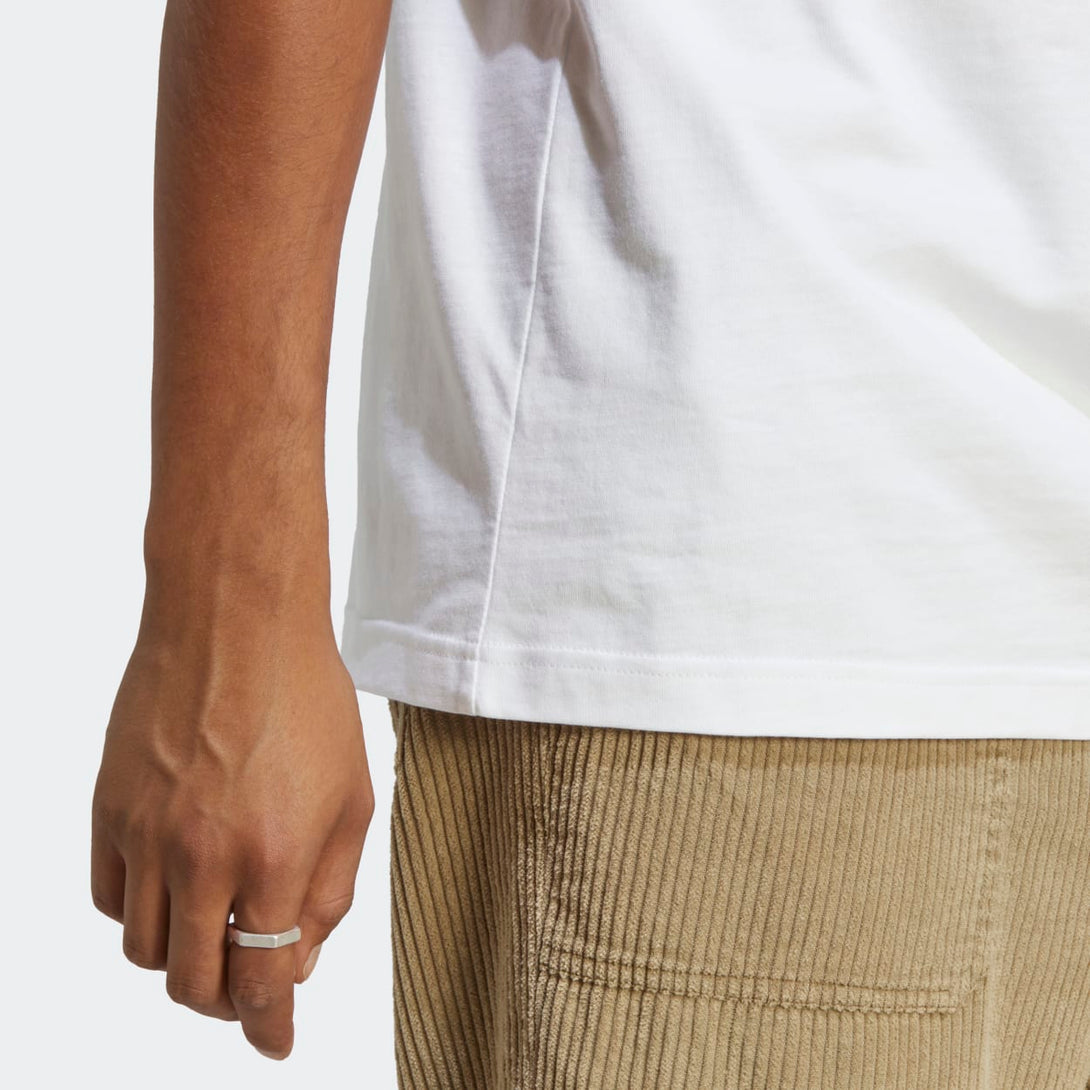 adidas Mens Essentials Single Jersey 3-Stripes T-Shirt